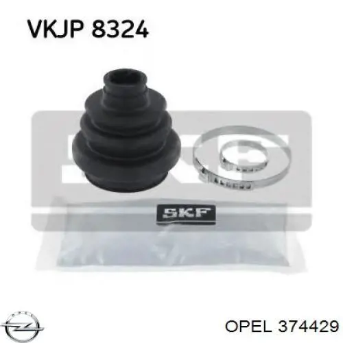 Пыльник шарнира угловых скоростей внутренний передний Opel 374429 цена, от 9.72 USD