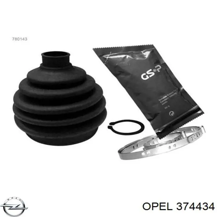 Пыльник ШРУСа наружный 374434 Opel
