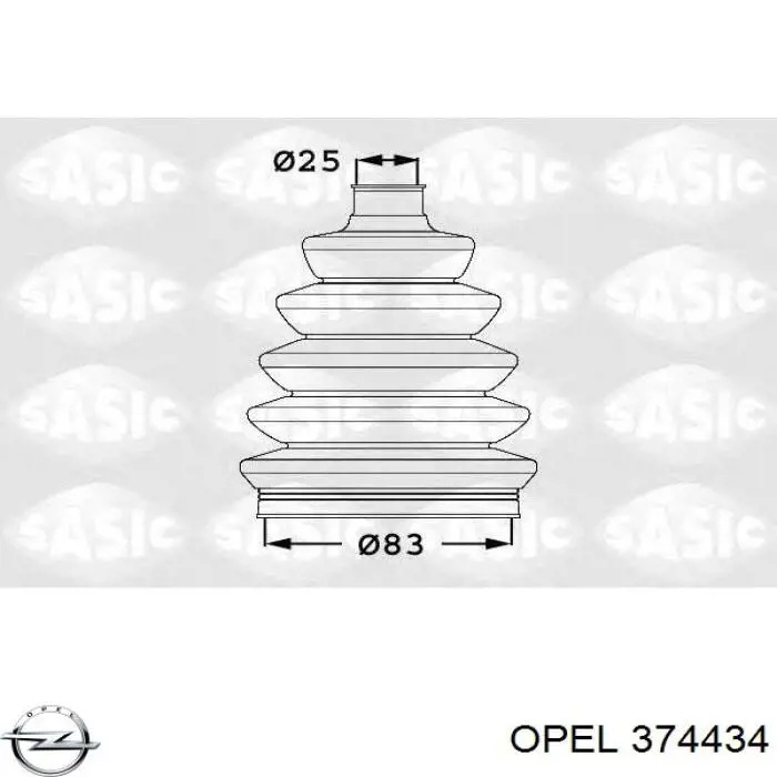 Купить 374434 Opel Пыльник гранаты наружный, передний