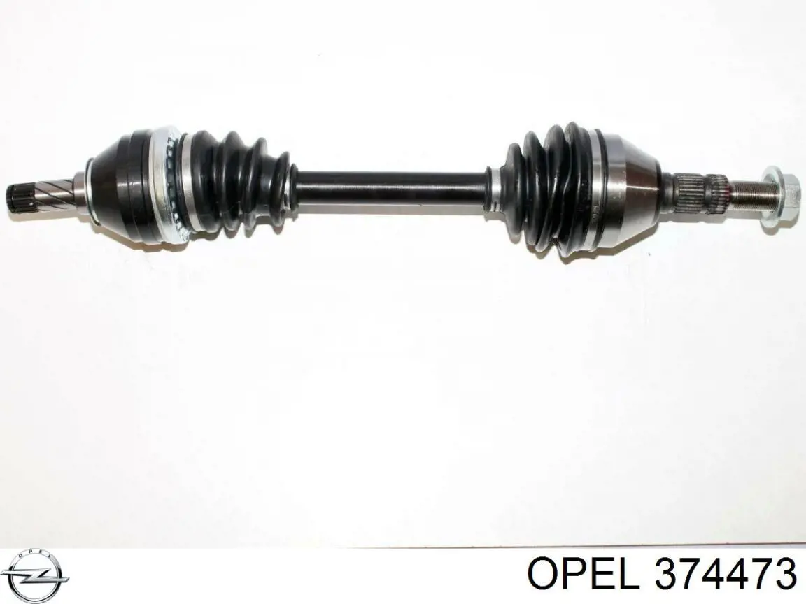 374473 Opel полуось (привод передняя левая)