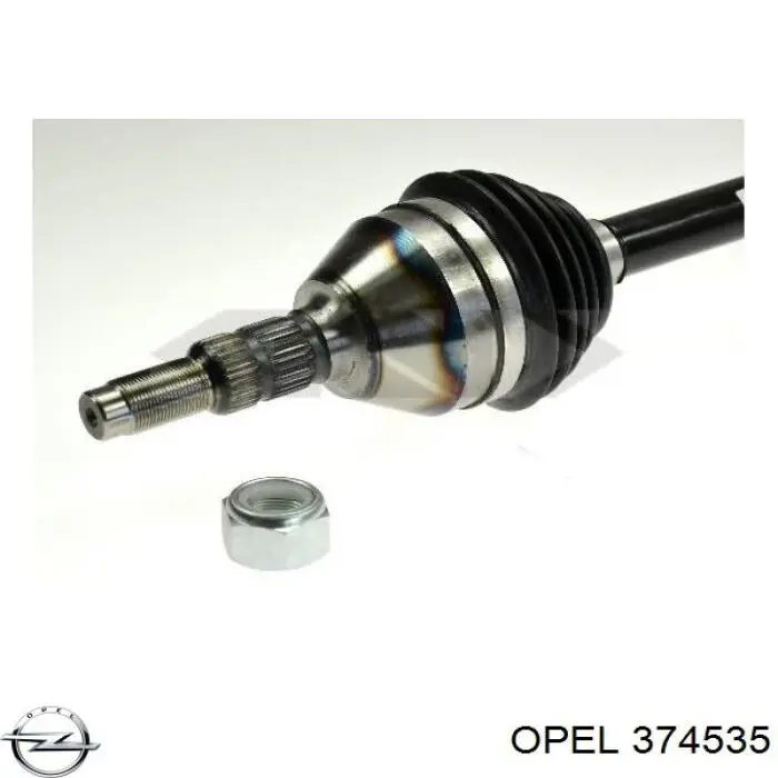 374535 Opel полуось (привод передняя правая)