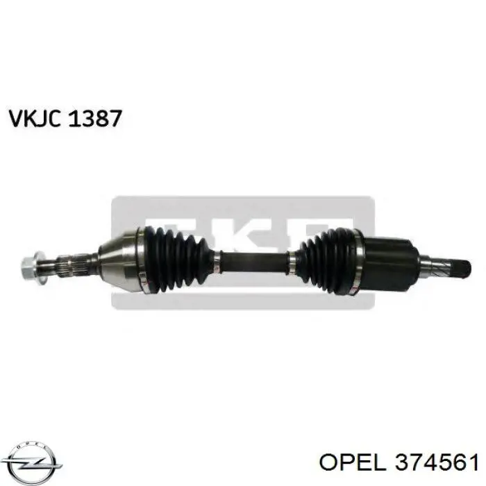 Привод передний левый Opel 375048 цена, от 81.13 USD
