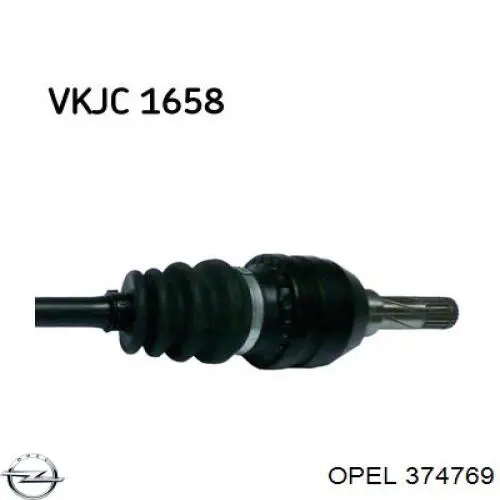 Привод правый Opel 374322