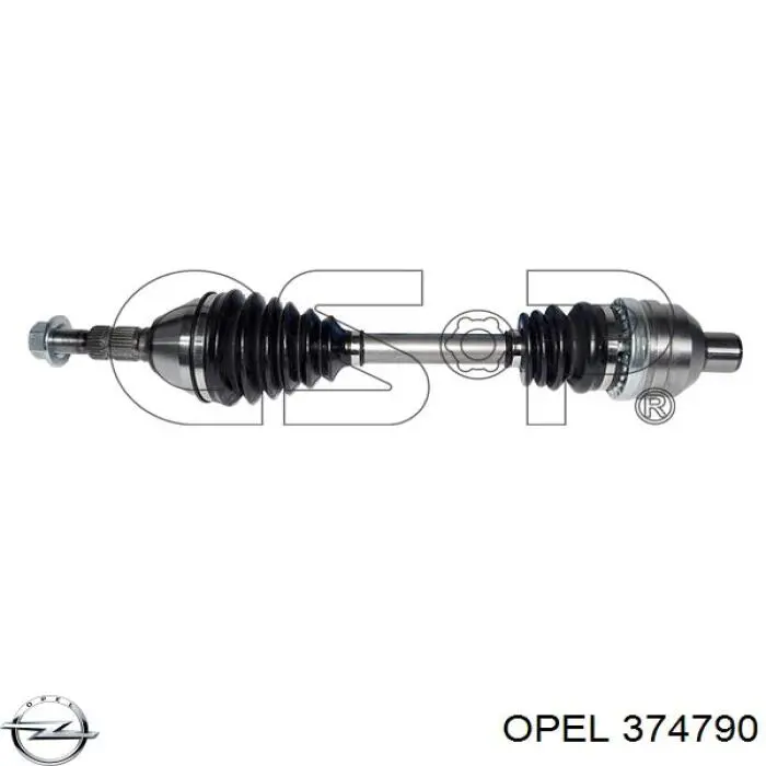 Купить 374790 Opel Вал приводной правый