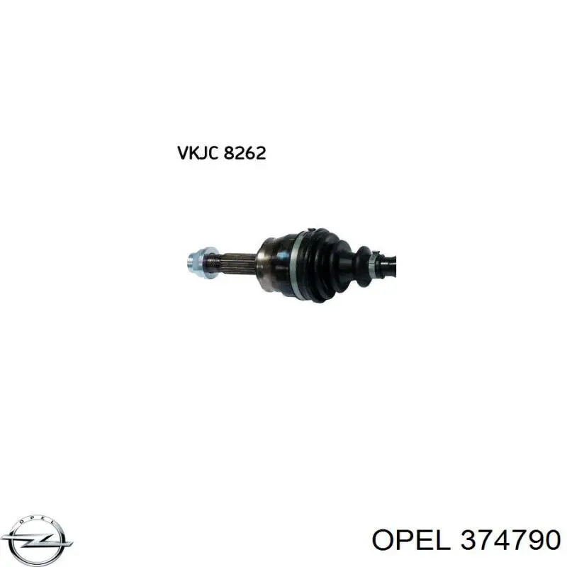 Привод передний правый Opel 374790 цена, от 71.92 USD