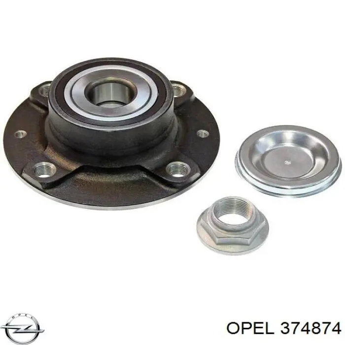 Вал привода полуоси 374874 Opel