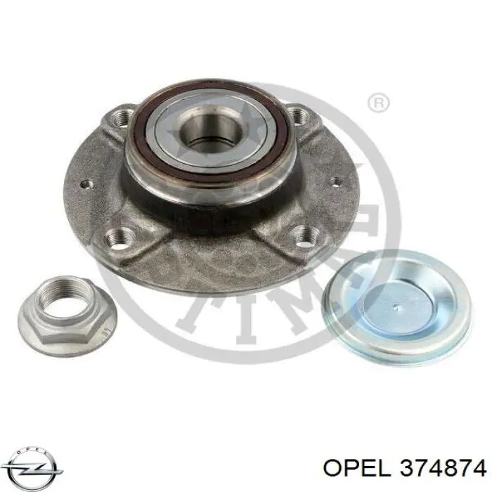 Купить 374874 Opel Вал привода полуоси, промежуточный