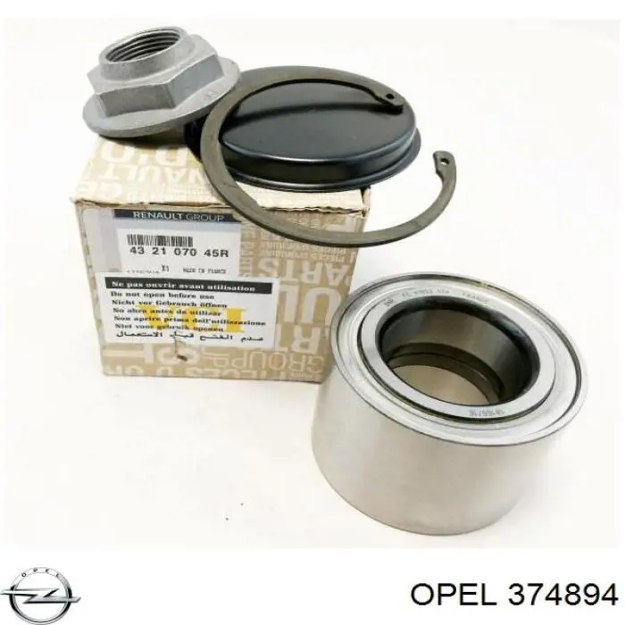 374894 Opel Подшипник ступицы задней