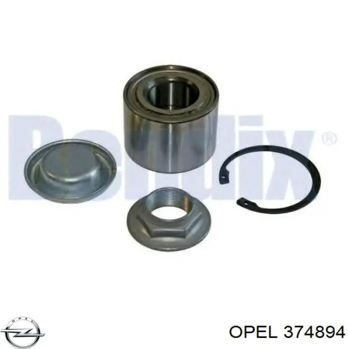 Подшипники задней ступицы Opel 374894 цена, от 16.91 USD