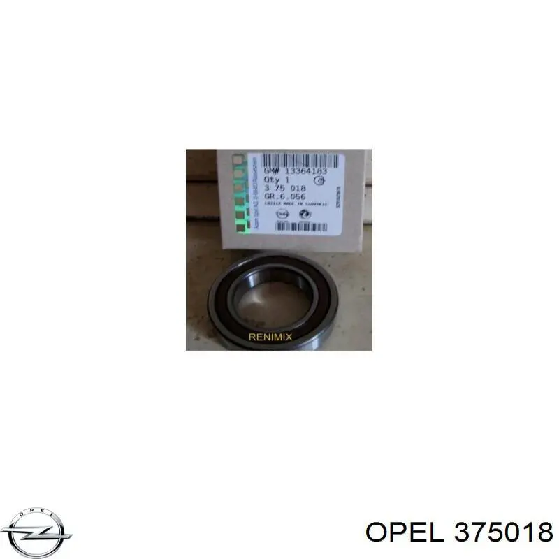 375018 Opel подвесной подшипник передней полуоси