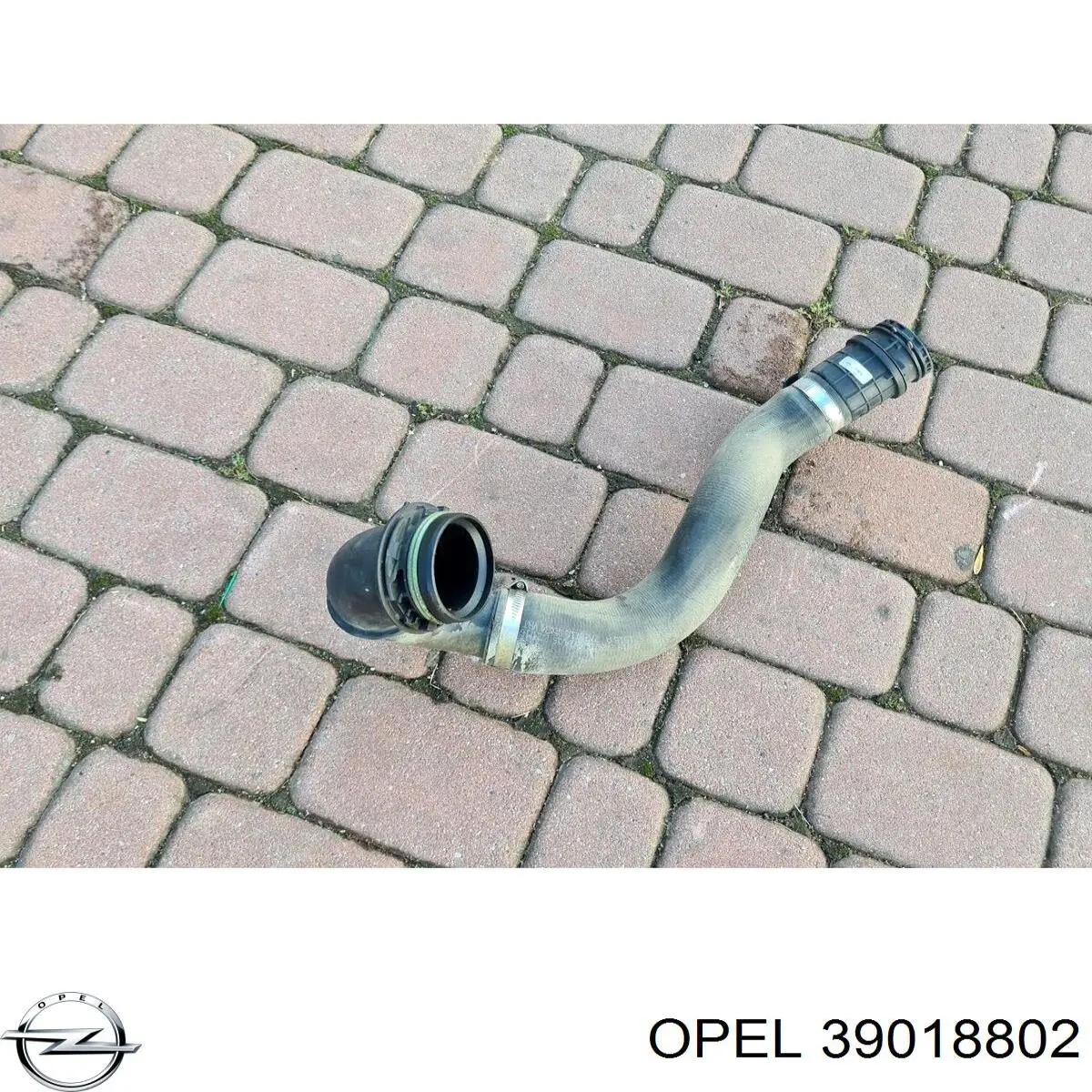 39018802 Opel шланг (патрубок интеркуллера правый)