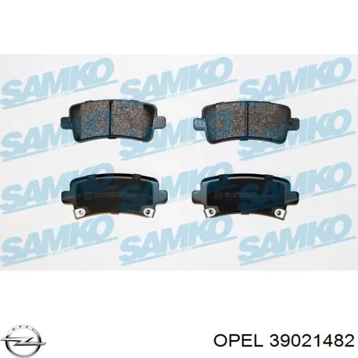 Колодки дисковые  Opel 39021482 цена, от 24.98 USD