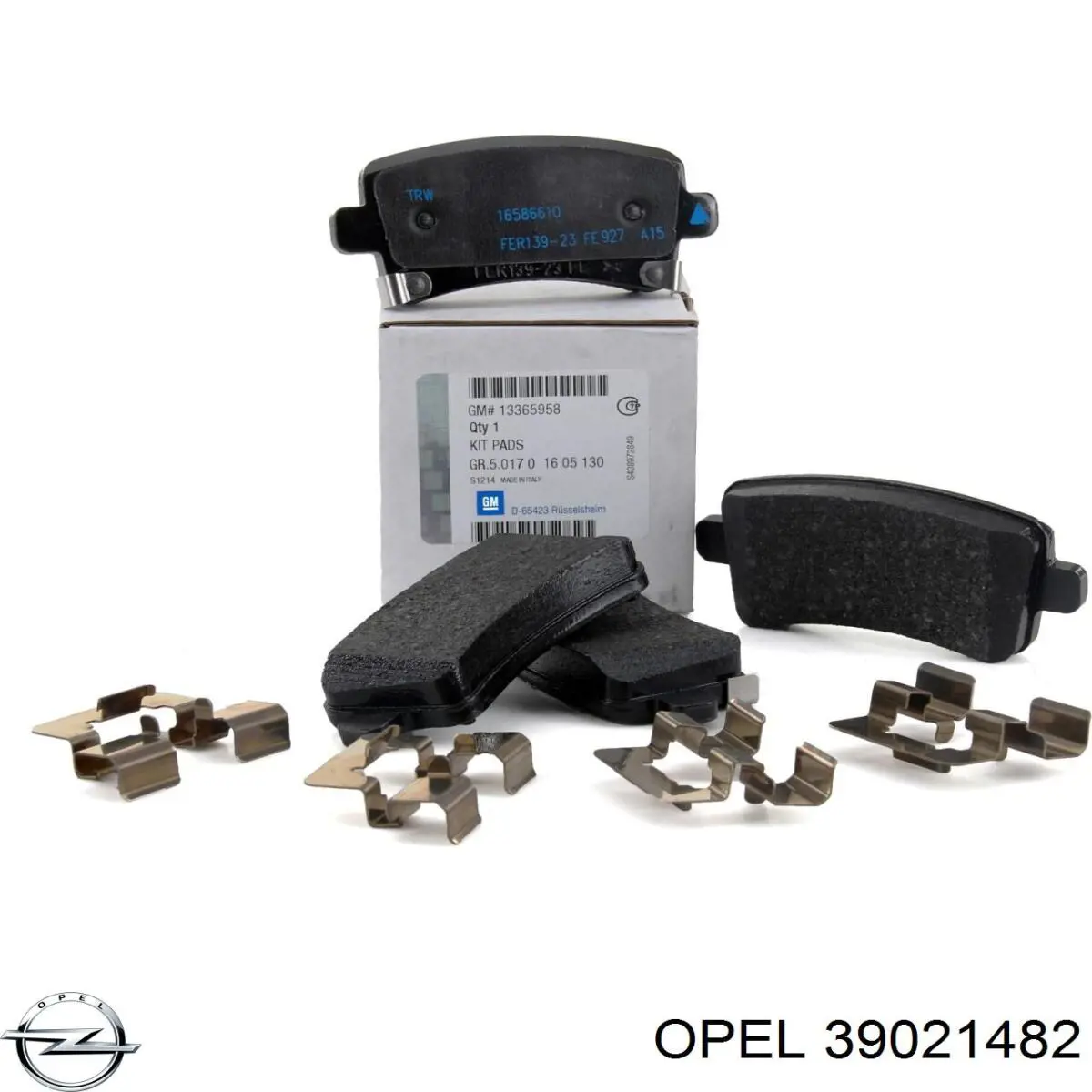 Колодки дисковые  Opel 39021482 цена, от 24.98 USD