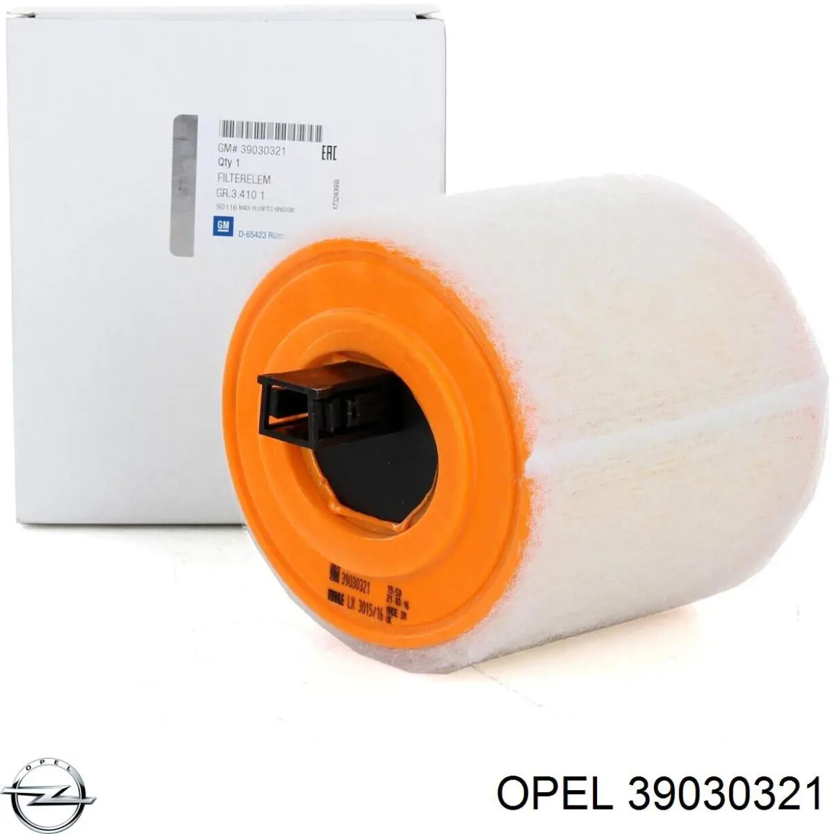 39030321 Opel воздушный фильтр
