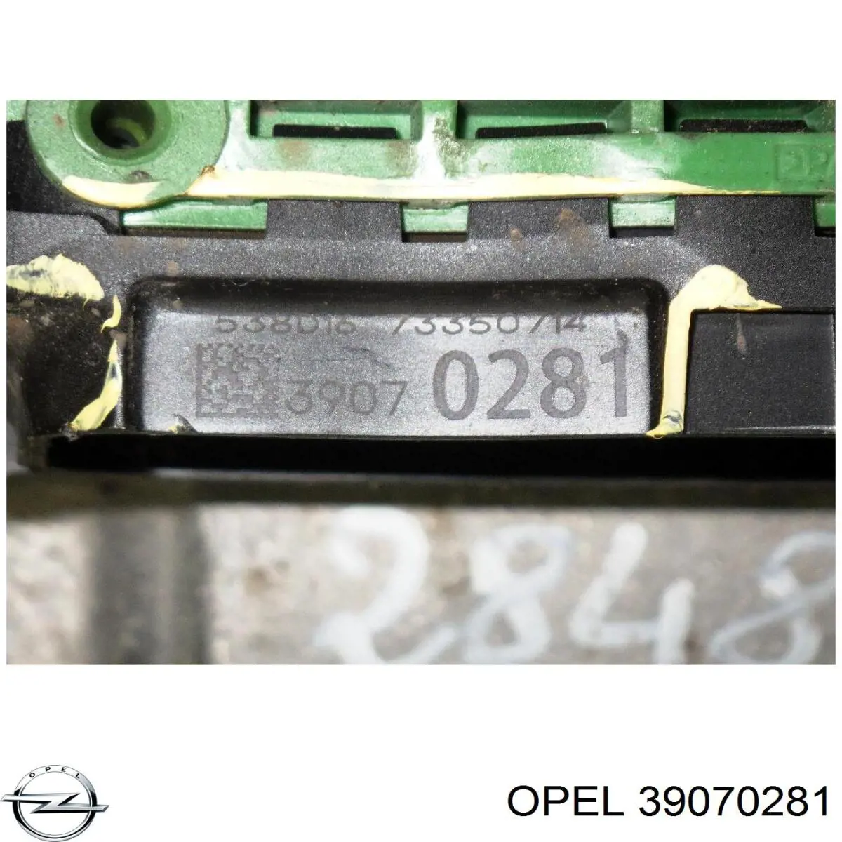 39070281 Opel Подушка (опора) двигателя, левая