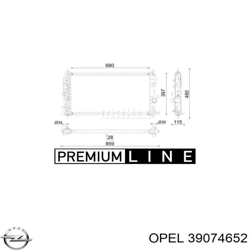 39074652 Opel 