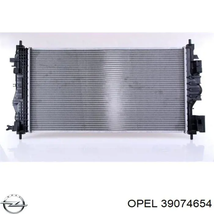 39074654 Opel radiador de esfriamento de motor