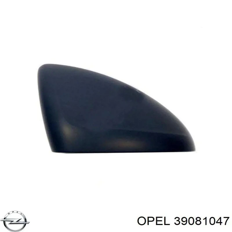 39081047 Opel placa sobreposta (tampa do espelho de retrovisão direito)