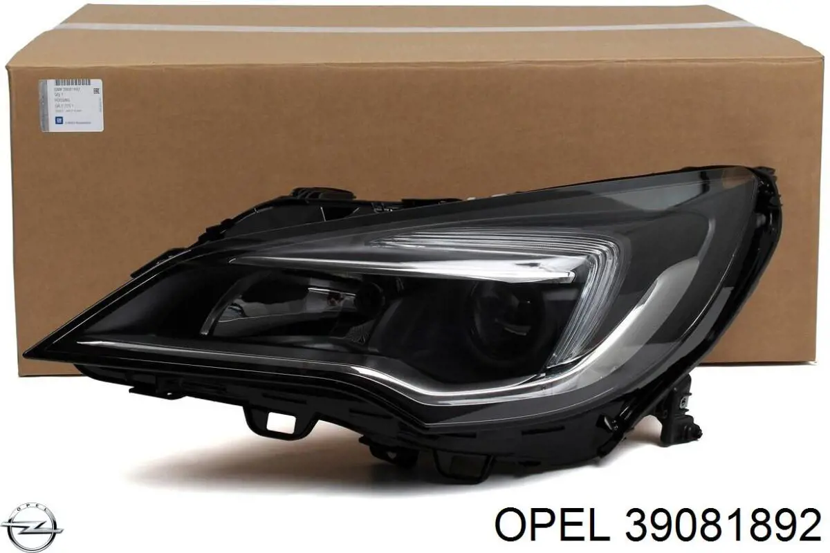 Фара левая Opel 39081892