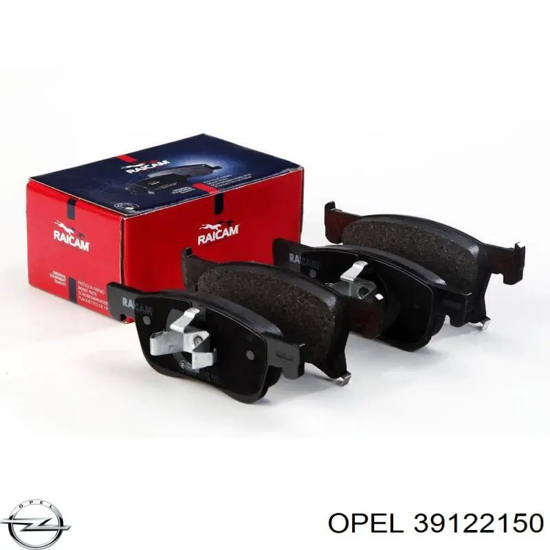 39122150 Opel Колодки передние