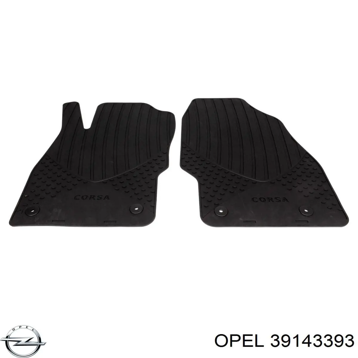 Коврик передний, комплект 2 шт. Opel 1723211 цена, от 45.30 USD