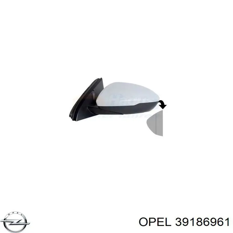 39075347 Opel Левое боковое зеркало
