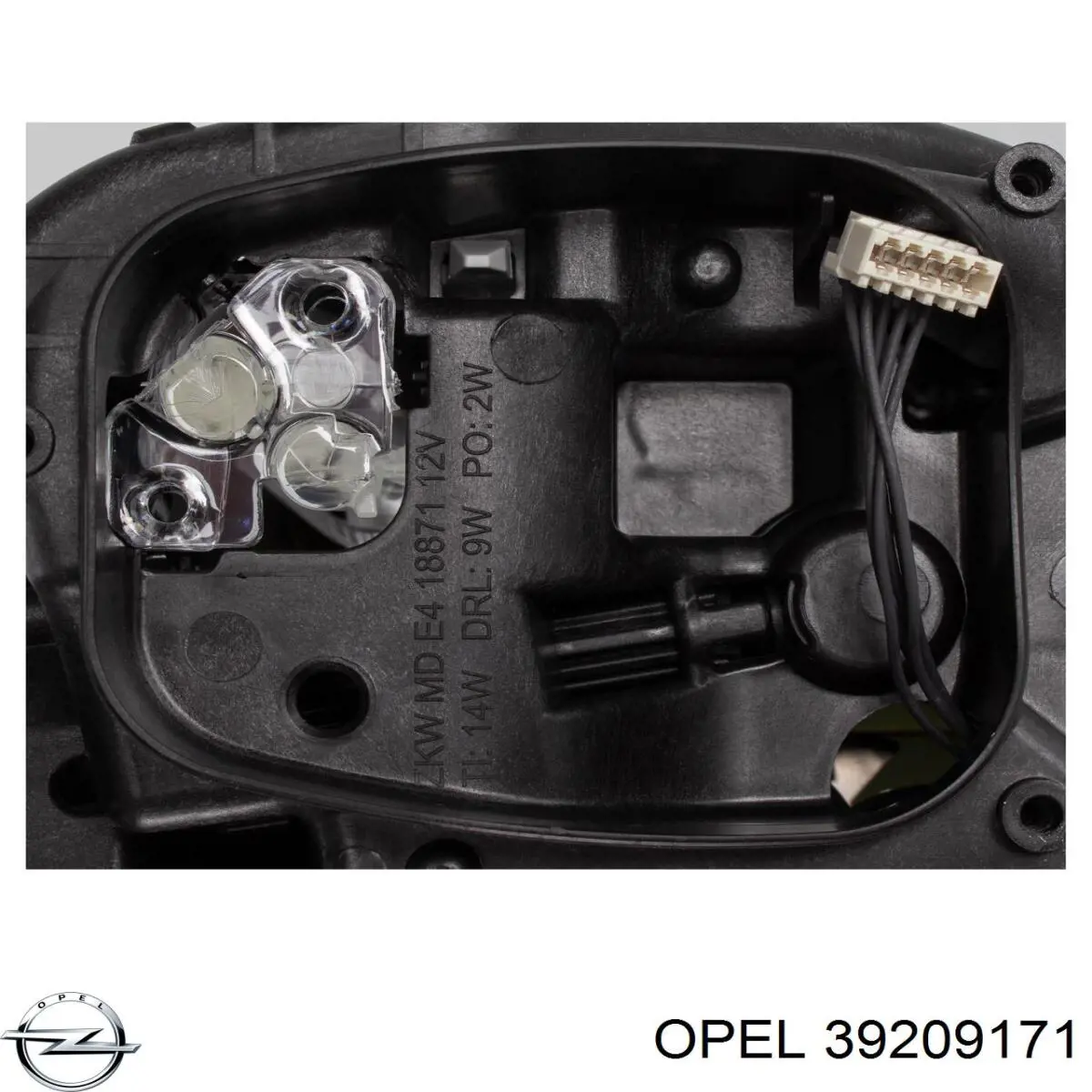 Купить 39050365 Opel Фара основная правая