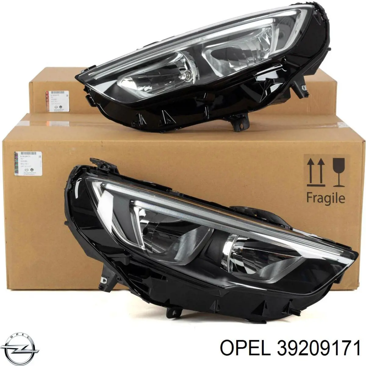 Правая фара 39050365 Opel