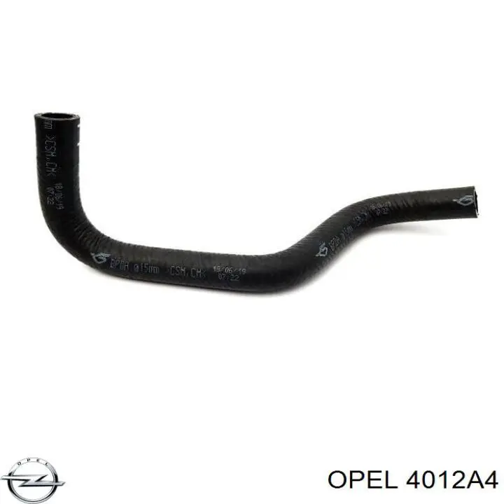 00004012A4 PEUGEOT Manguera hidráulica, dirección,de depósito a bomba hidráulica original y equivalente