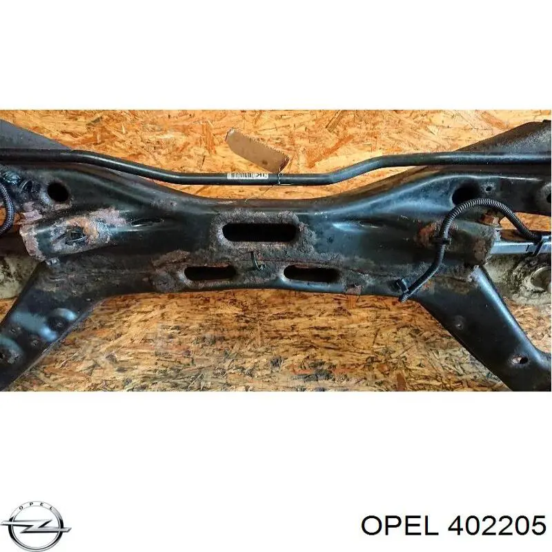 402205 Opel viga de suspensão traseira (plataforma veicular)