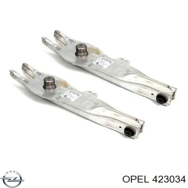 423034 Opel braço oscilante de suspensão traseira transversal