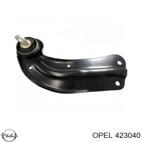 423040 Opel braço oscilante (tração longitudinal inferior esquerdo de suspensão traseira)