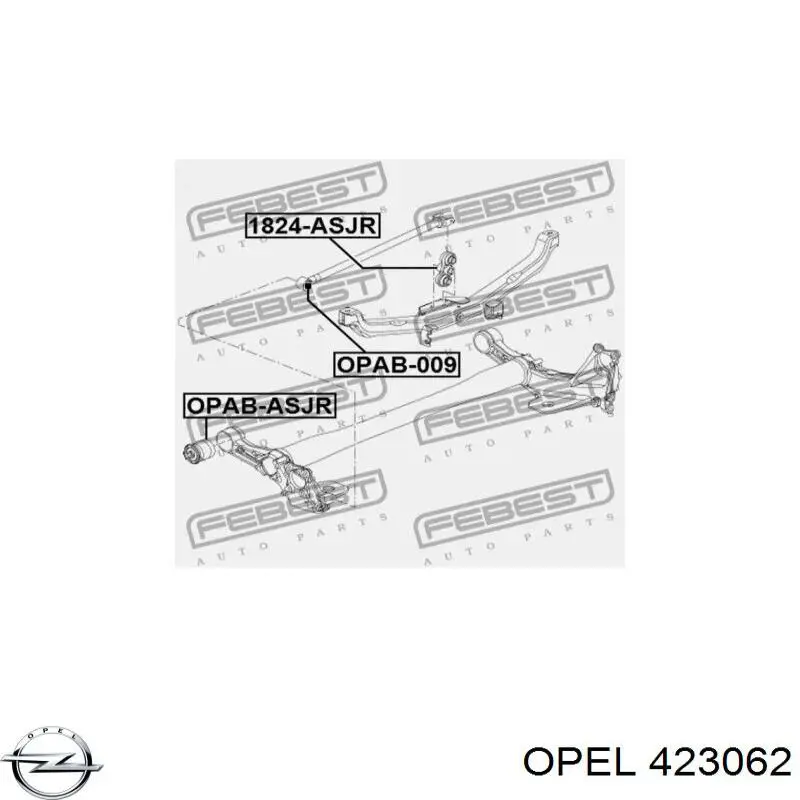 Купить 423062 Opel Рычаг стабилизатора
