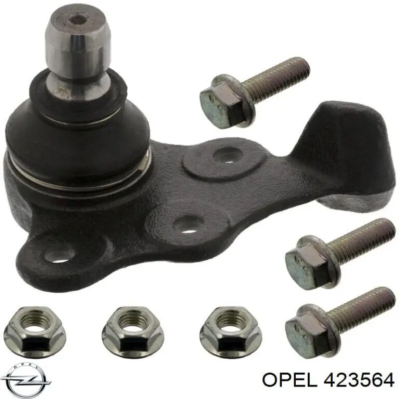 423564 Opel pino moente (extremidade do eixo traseiro direito)