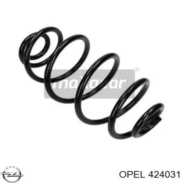 424031 Opel пружина задняя