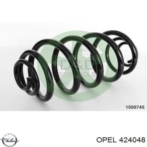 Пружина амортизатора Opel 424048 цена, от 33.20 USD