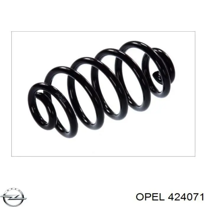 424071 Opel пружина задняя