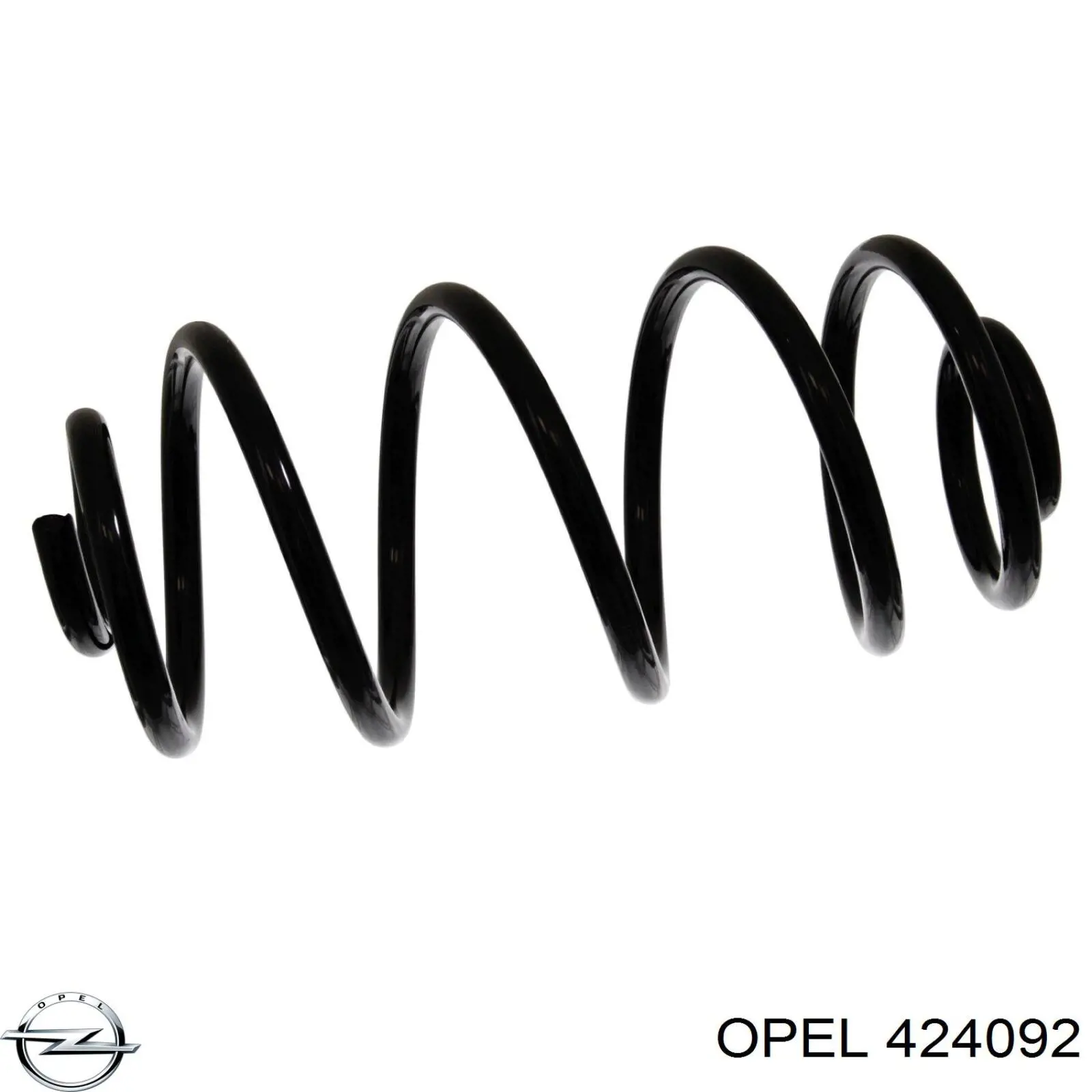 424092 Opel пружина задняя