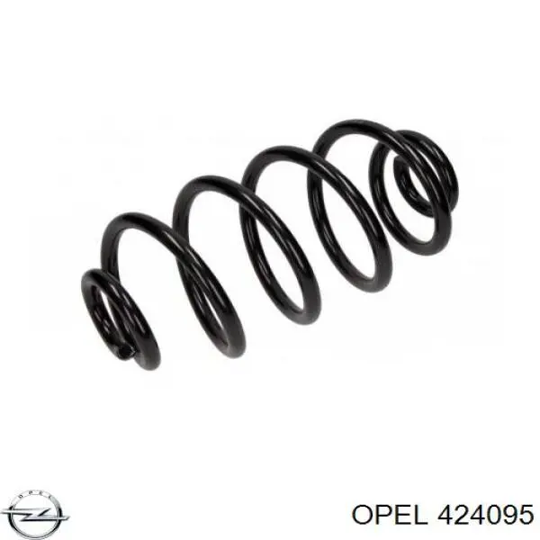 424095 Opel пружина задняя