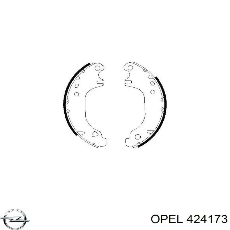 Рессора задняя 424173 Opel