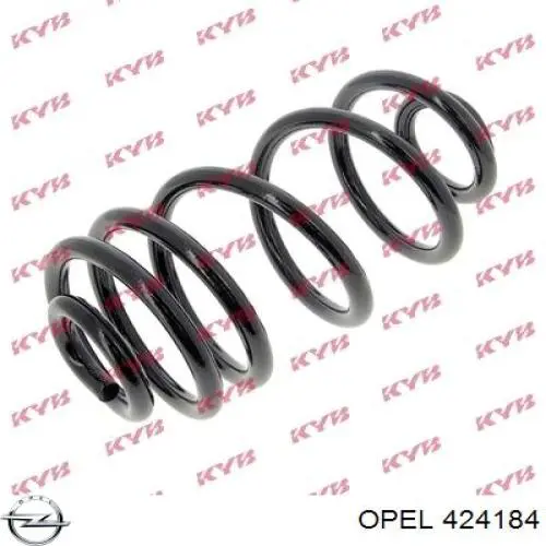 0424141 Opel Пружина подвески задняя
