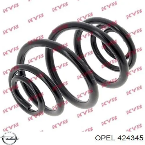 Задняя пружина 424345 Opel