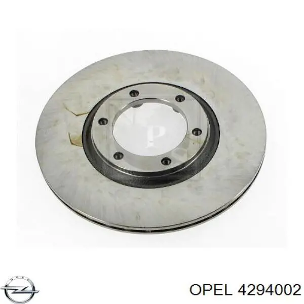 Передние тормозные диски 4294002 Opel