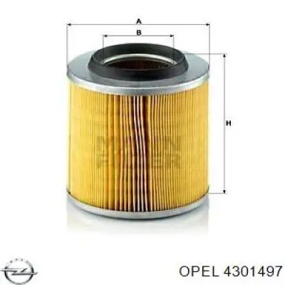 Элемент воздушного фильтра Opel 4301497 цена, от 10.24 USD