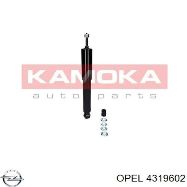 4319602 Opel Амортизаторы задние