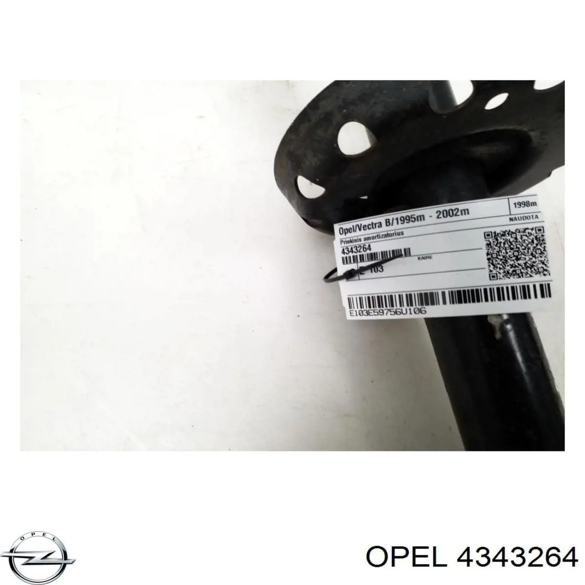 Задний амортизатор Opel 4343264