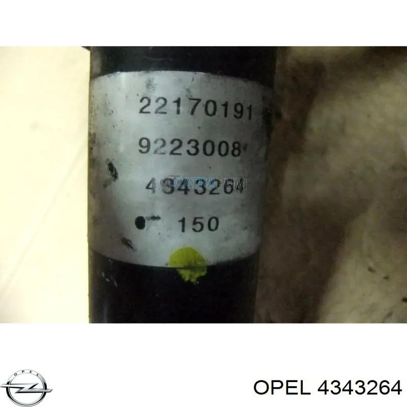 Стойка амортизатора задняя Opel 4343264 цена, от 51.05 USD