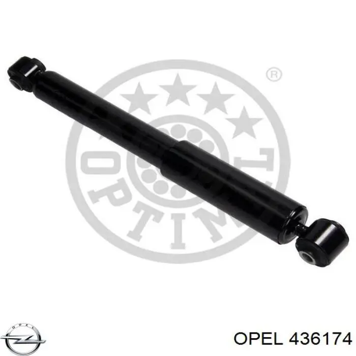 Купить 436174 Opel Амортизатор задней подвески