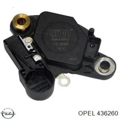 436260 Opel amortecedor traseiro