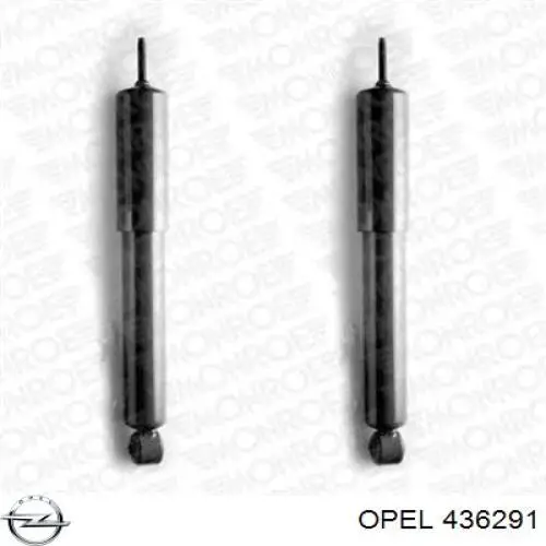 436291 Opel амортизатор задний